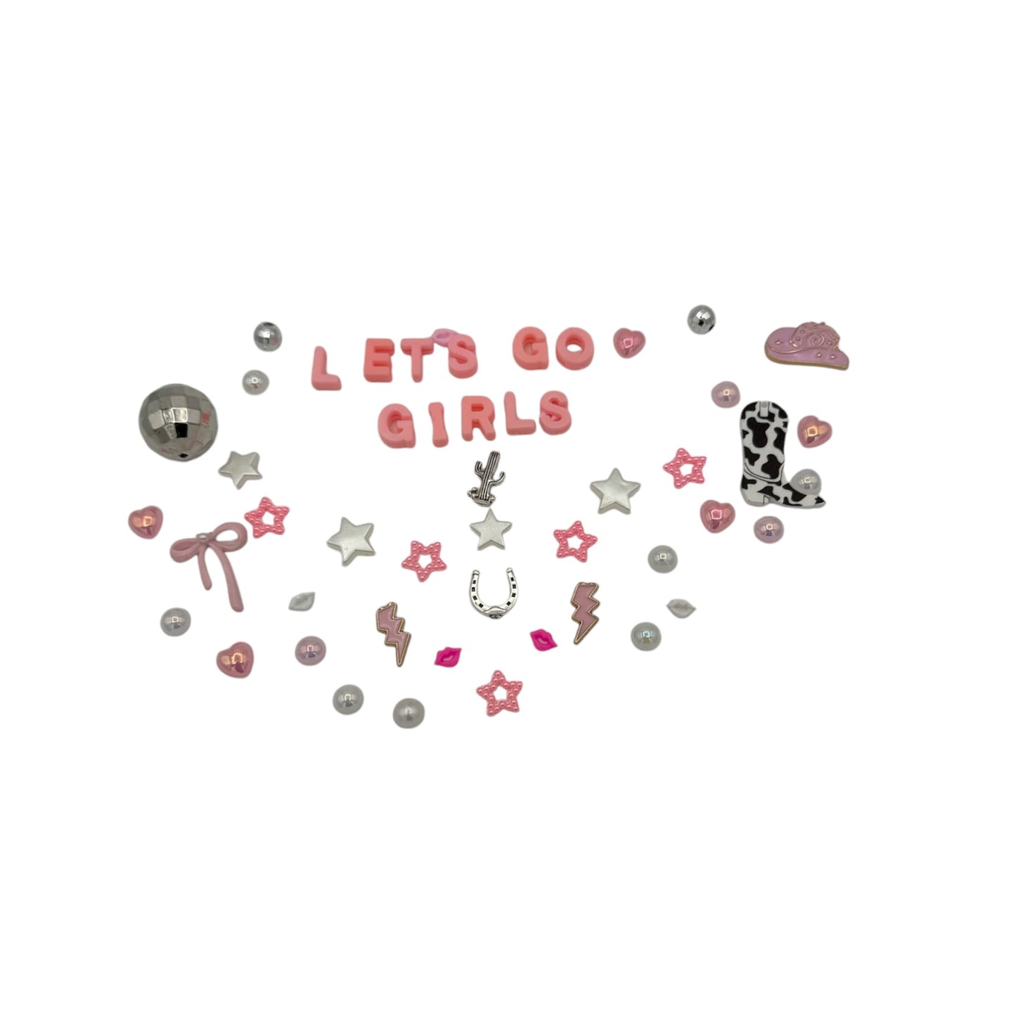 Let's Go Girls Western Bachelorette Outfit Charms