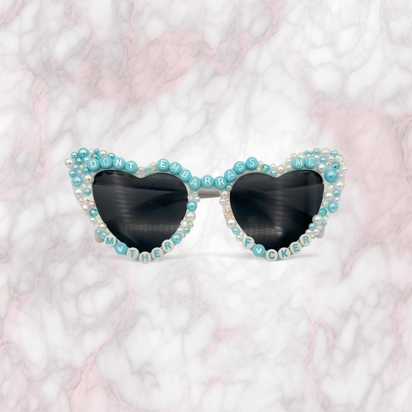 Blue Pearl Sabrina Carpenter Custom Sunglasses Short & Sweet