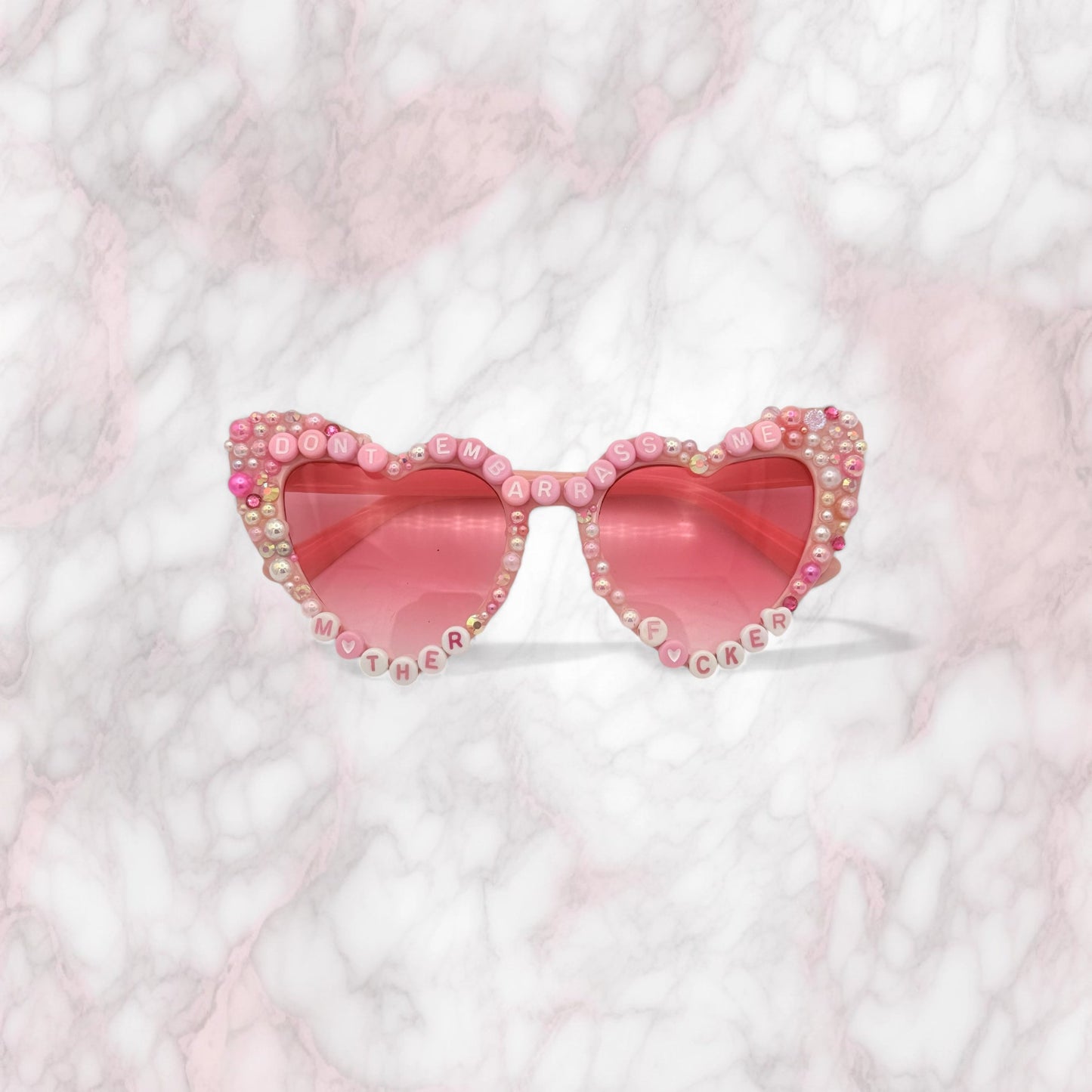 Pink Pearl Sabrina Carpenter Custom Sunglasses Short & Sweet