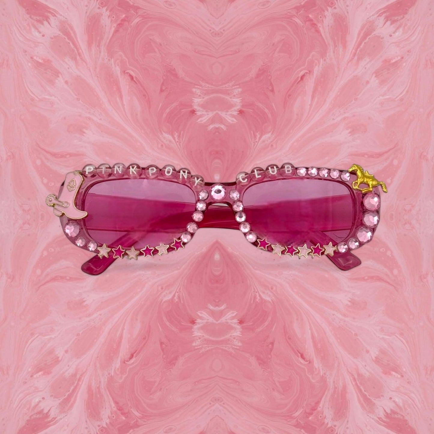 Pink Pony Club Sunglasses / LGBTQ Shades / Midwest Princess Gift / Good Luck Babe Accessory / Girlie Pop Sunnies