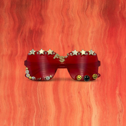 Red Florida State Go Noles Custom Sunglasses