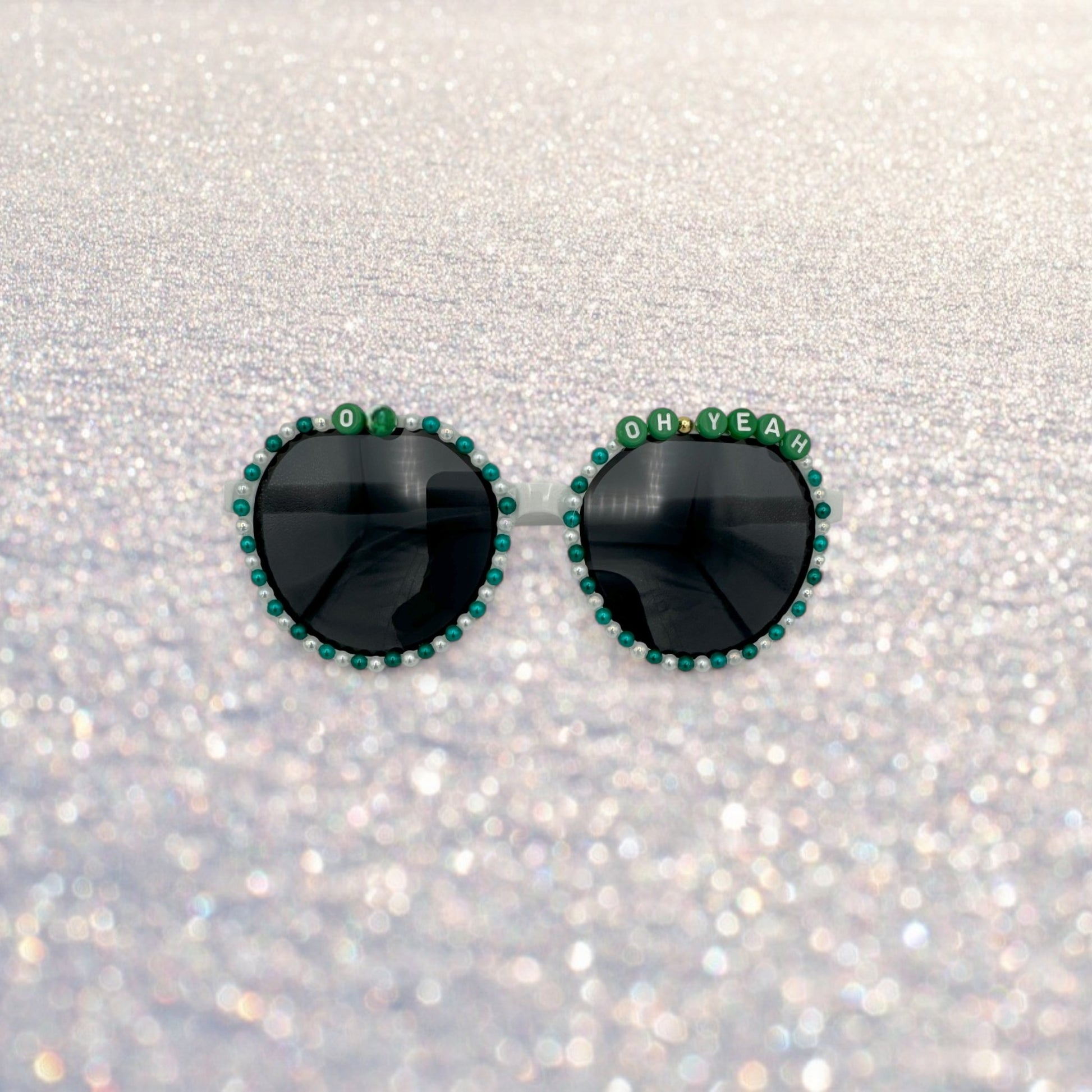 Round Ohio U Sunglasses OU Oh Yeah