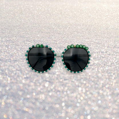 Round Ohio U Sunglasses OU Oh Yeah