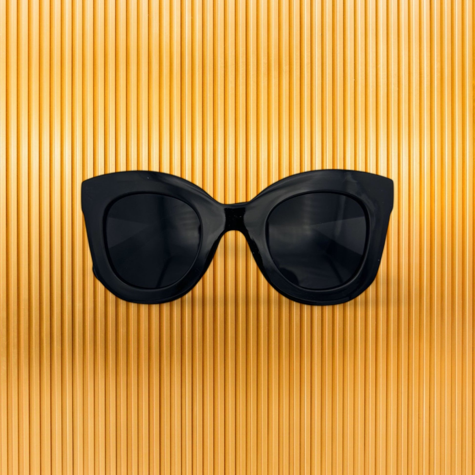 Black cat eye sunglasses