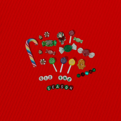 Kit with candy canes holiday candies & lollipops