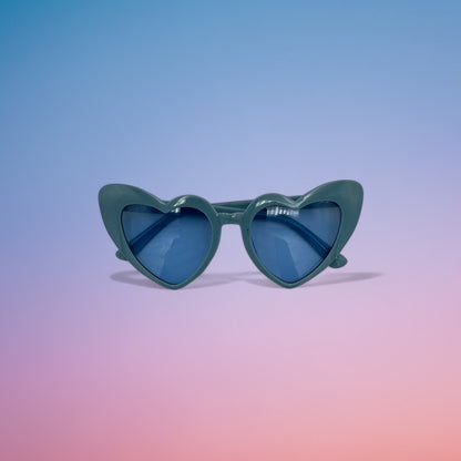 blue heart sunglasses