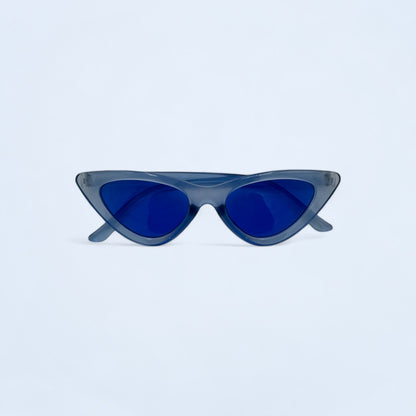 Blue cat eye sunglasses 