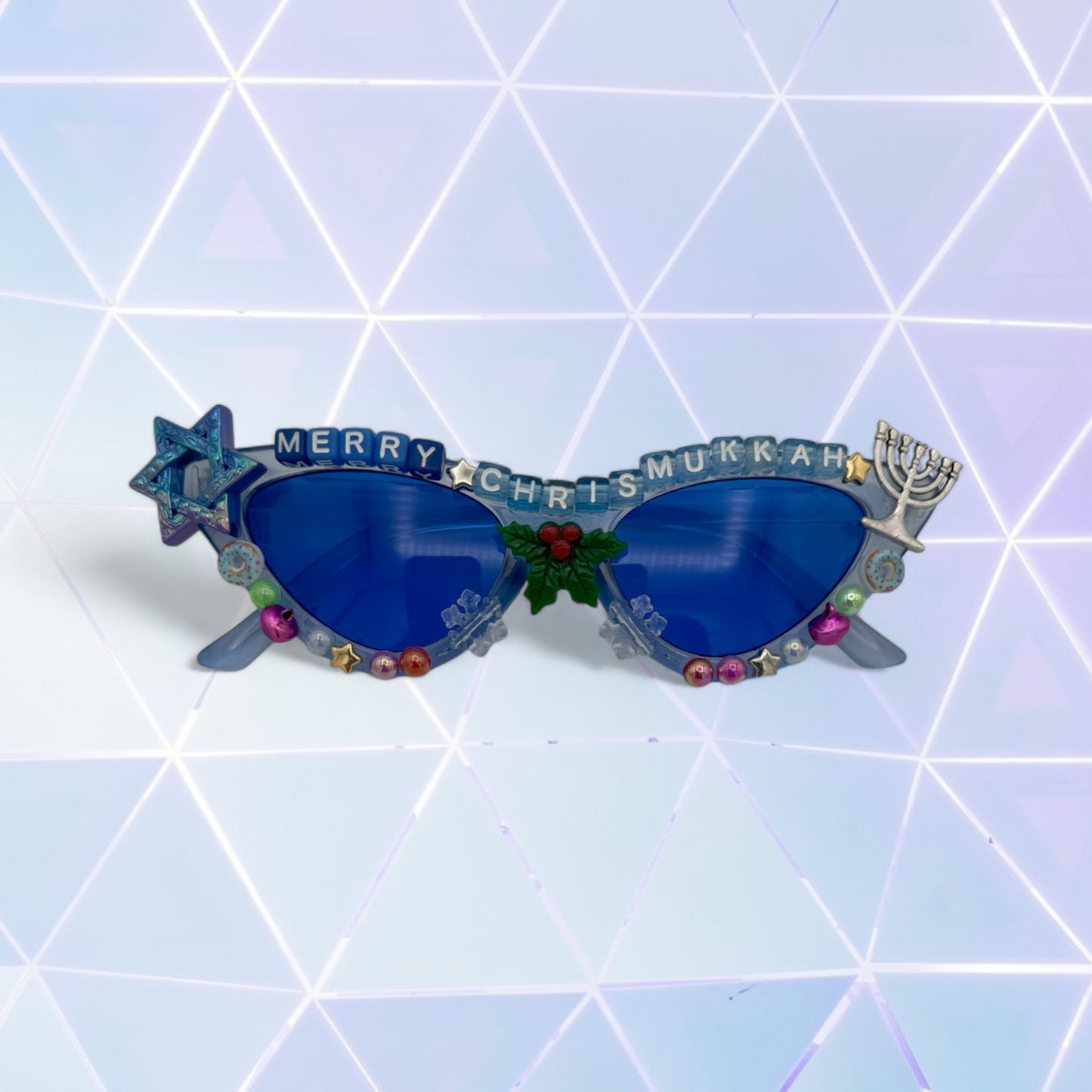 cat eye sunglasses Hannukah & Christmas Charms