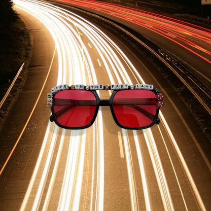 Red Life in the fast line eagles concert sunglasses