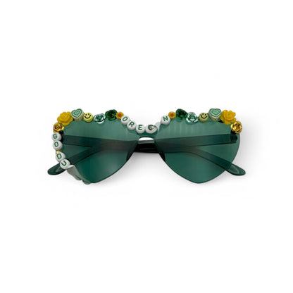 Green Heart Oregon Ducks Sunglasses