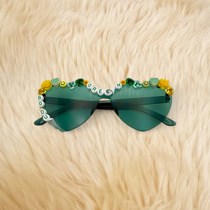 Green Heart Oregon Ducks Sunglasses