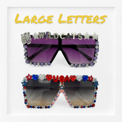 Sunglasses - College Themed Sunnies (XL Square)