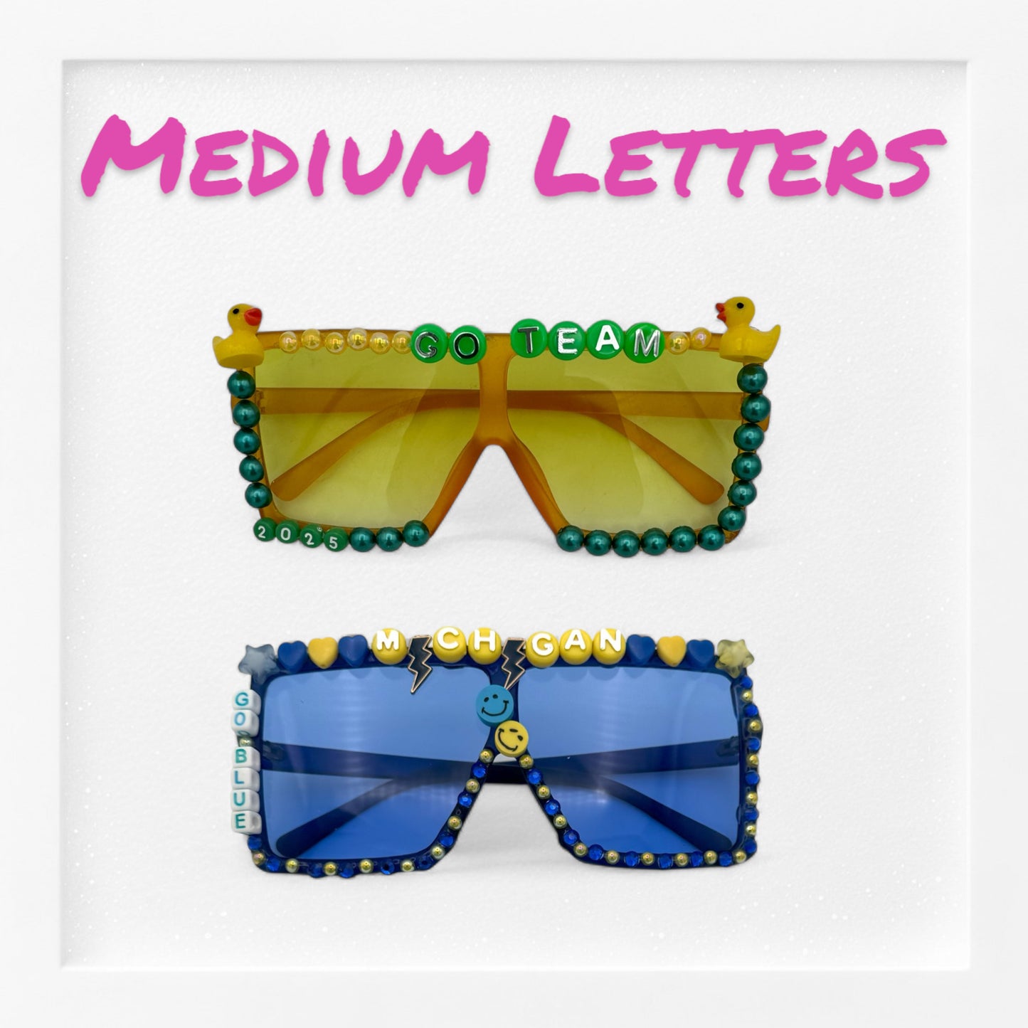 Sunglasses - College Themed Sunnies (XL Square)