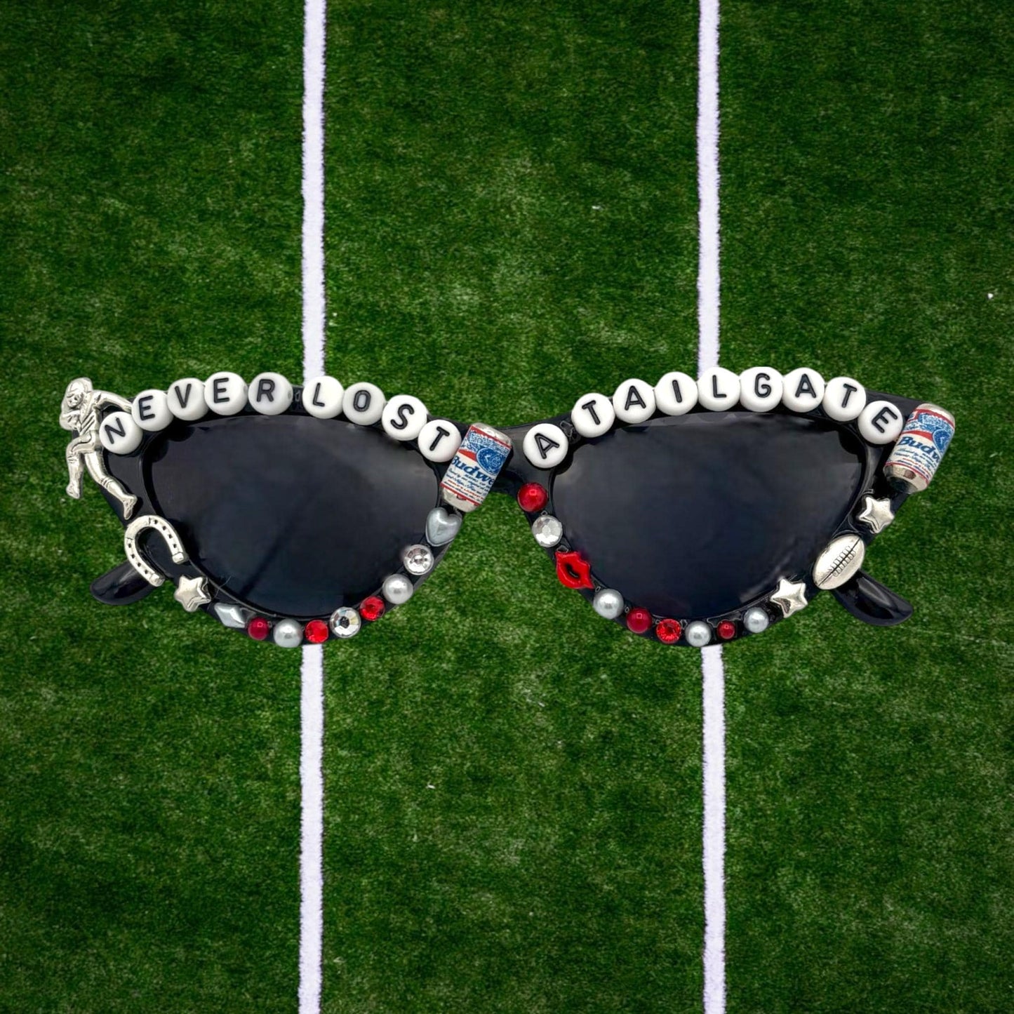 Tailgate Champs – Custom Sports Sunnies– Game Day Sunglasses- College Tailgate Sunglasses, Sports Team Sunglasses, Customized Sunglasses