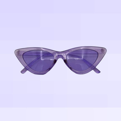 purple cat eye sunglasses